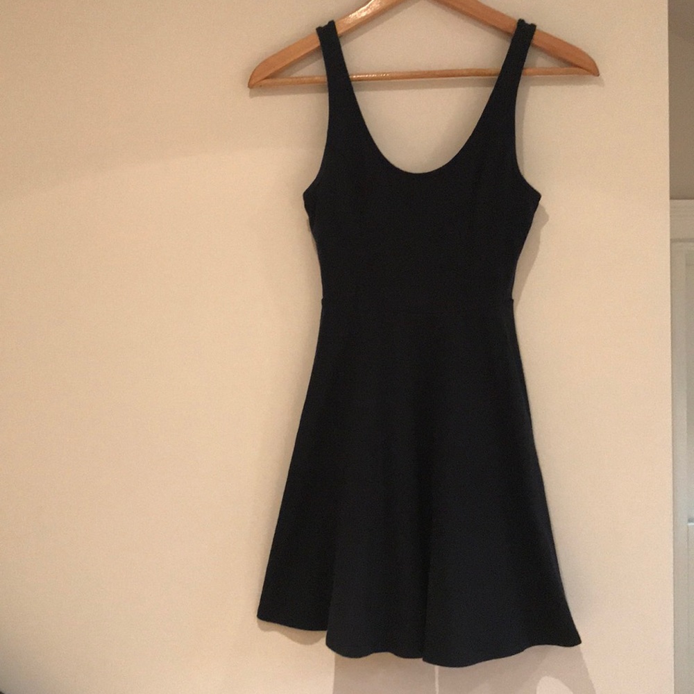Hollister Navy Blue Skater Dress